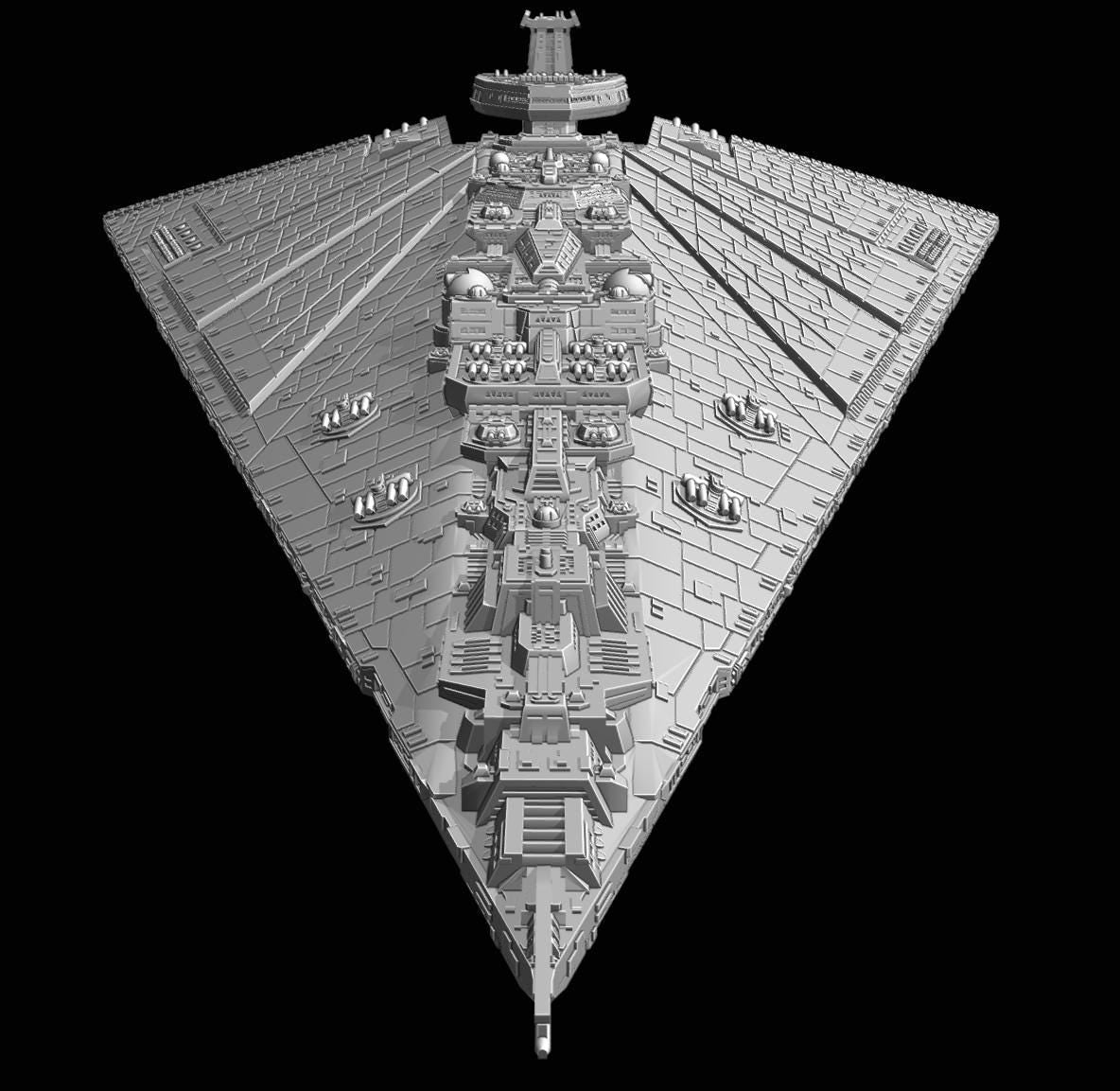 Pellaeon Star Destroyer: 3D Printed Armada proxy