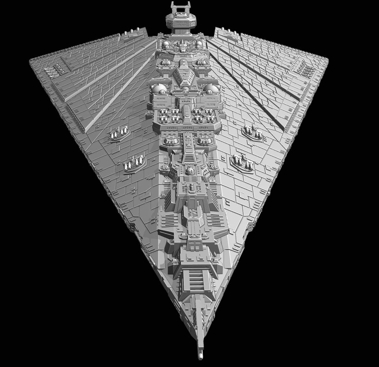 Pellaeon Star Destroyer: 3D Printed Armada proxy