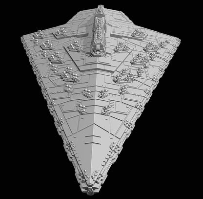 Imperial Assertor-class Super Star Destroyer : 3D printed SW Armada proxy