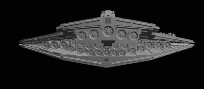 Imperial Assertor-class Super Star Destroyer : 3D printed SW Armada proxy