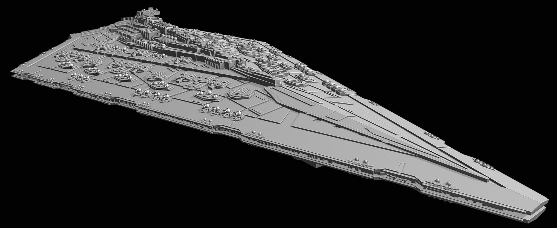 Mandator III Star Dreadnought: 3D Printed Armada proxy