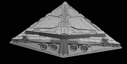 First Order Mandator IV-class Siege Dreadnought: 3D printed SW Armada proxy