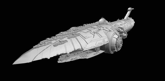 Subjugator-class Star Dreadnaught: 3D Printed Armada proxy