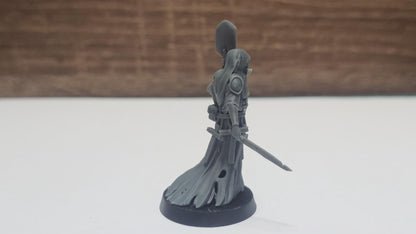 3D Printed miniature: Wraith Pilgrims - Medical Nun by Crab Miniatures - Trench Crusade compatible - Trench ghosts