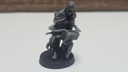 3D Printed miniature: Wraith Pilgrims - Monk by Crab Miniatures - Trench Crusade compatible - Trench ghosts
