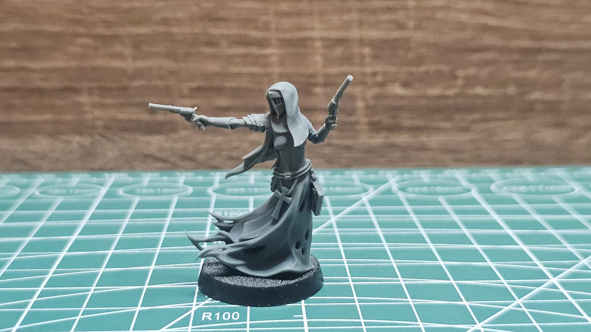 3D Printed miniature: Wraith Pilgrims - Nuns by Crab Miniatures - Trench Crusade compatible - Trench ghosts
