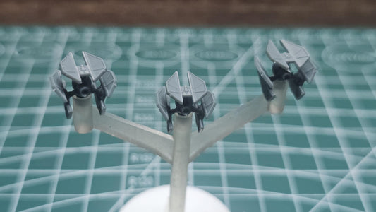 SW Armada Imperial Tie Defender 9pcs - Wargaming - Table top - 3D printed miniatures