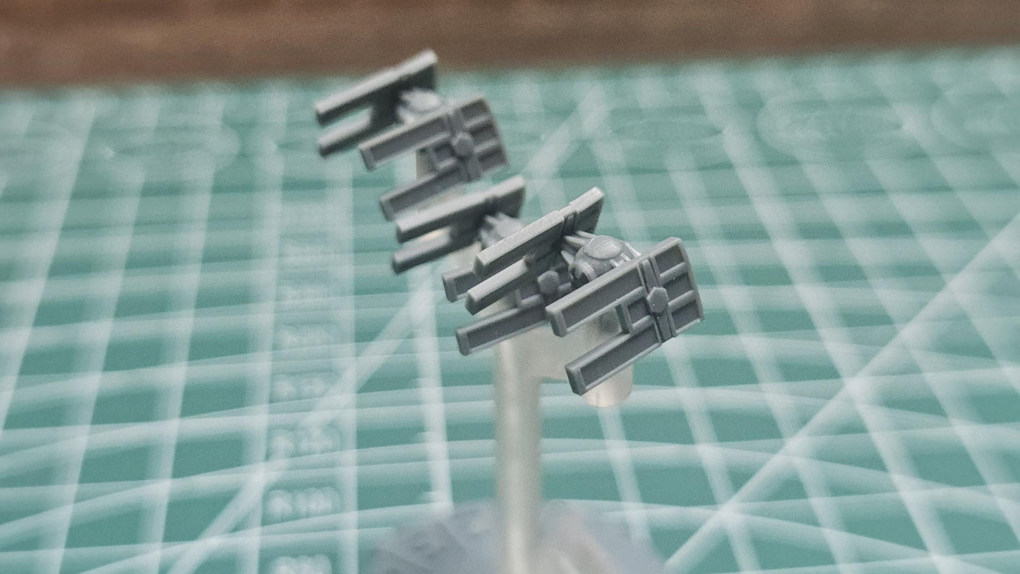 Imperial Tie Droid Squadron (9pcs): 3D Printed Armada proxy