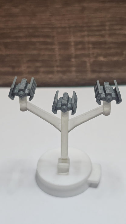 SW Armada Imperial Tie Scout Squadron 9pcs - Wargaming - Table top - 3D printed miniatures