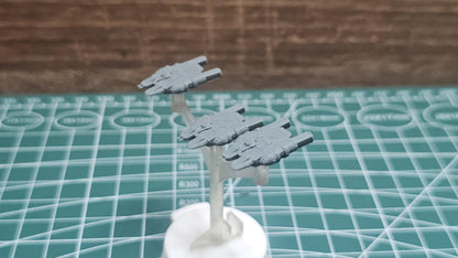 SW Armada Rebels H Wing 9pcs - Wargaming - Table top - 3D printed miniatures