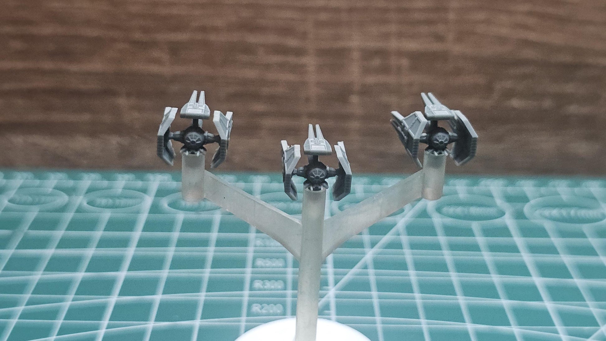Imperial Tie Oppressor Squadron (9pcs): 3D printed SW Armada proxy