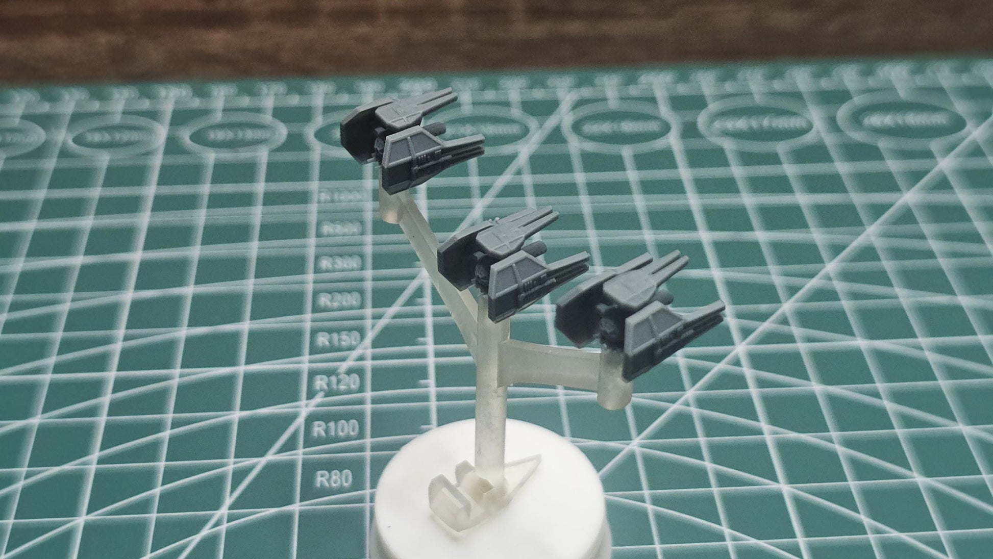 Imperial Tie Oppressor Squadron (9pcs): 3D printed SW Armada proxy