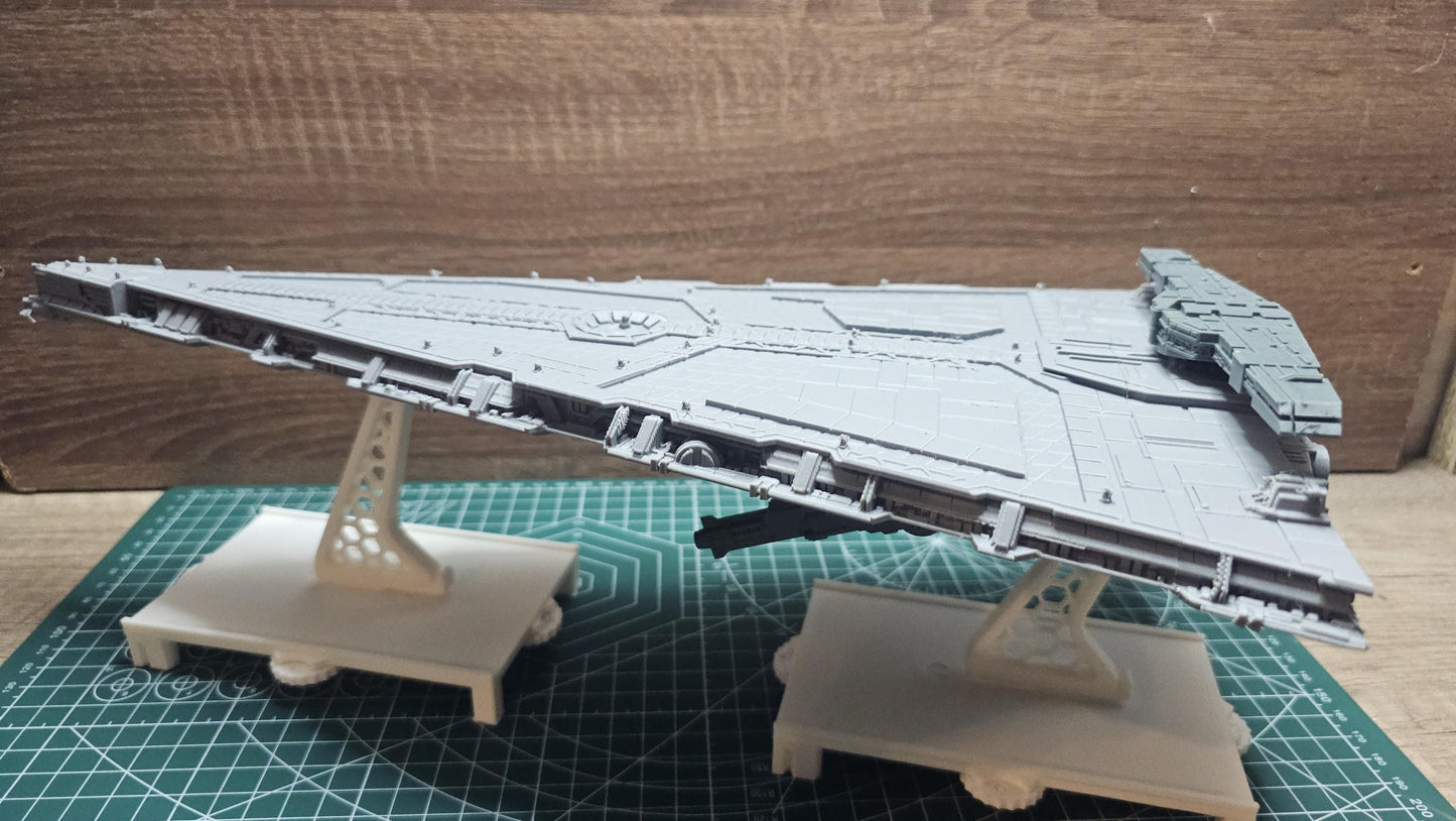 First Order Mandator IV-class Siege Dreadnought: 3D printed SW Armada proxy