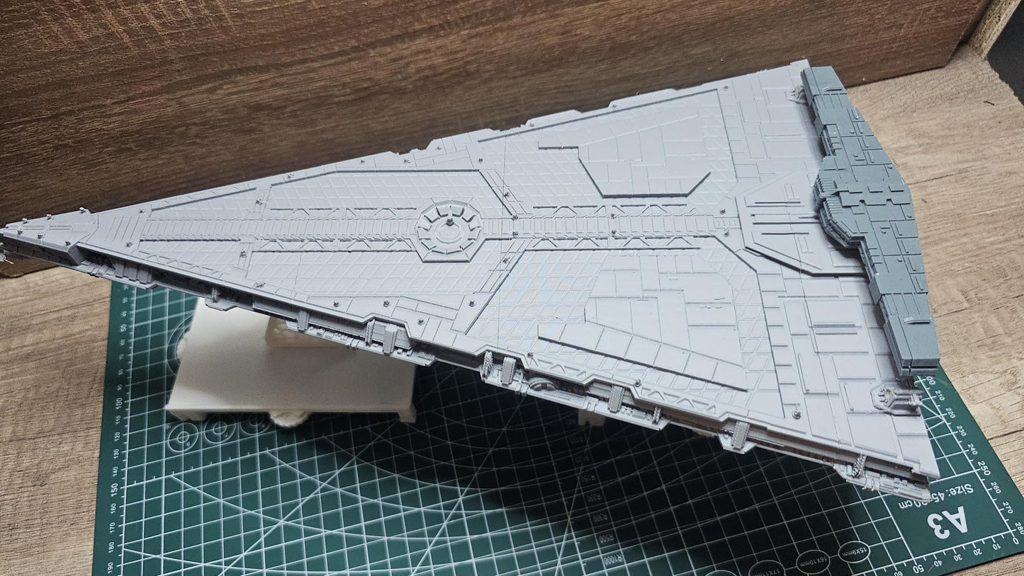 First Order Mandator IV-class Siege Dreadnought: 3D printed SW Armada proxy