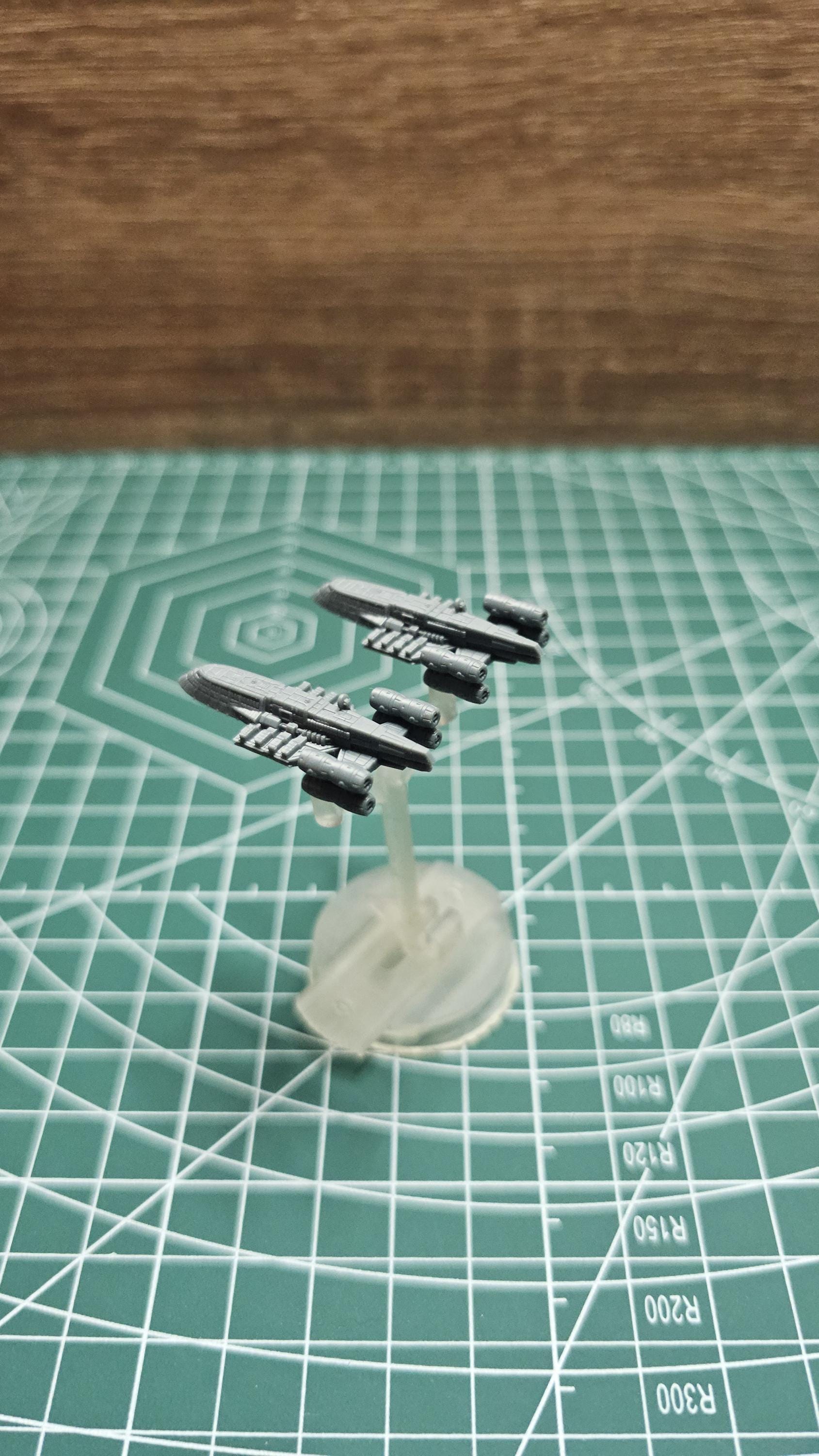 Gozanti class Assault Carriers 4pcs: 3D Printed Armada proxy