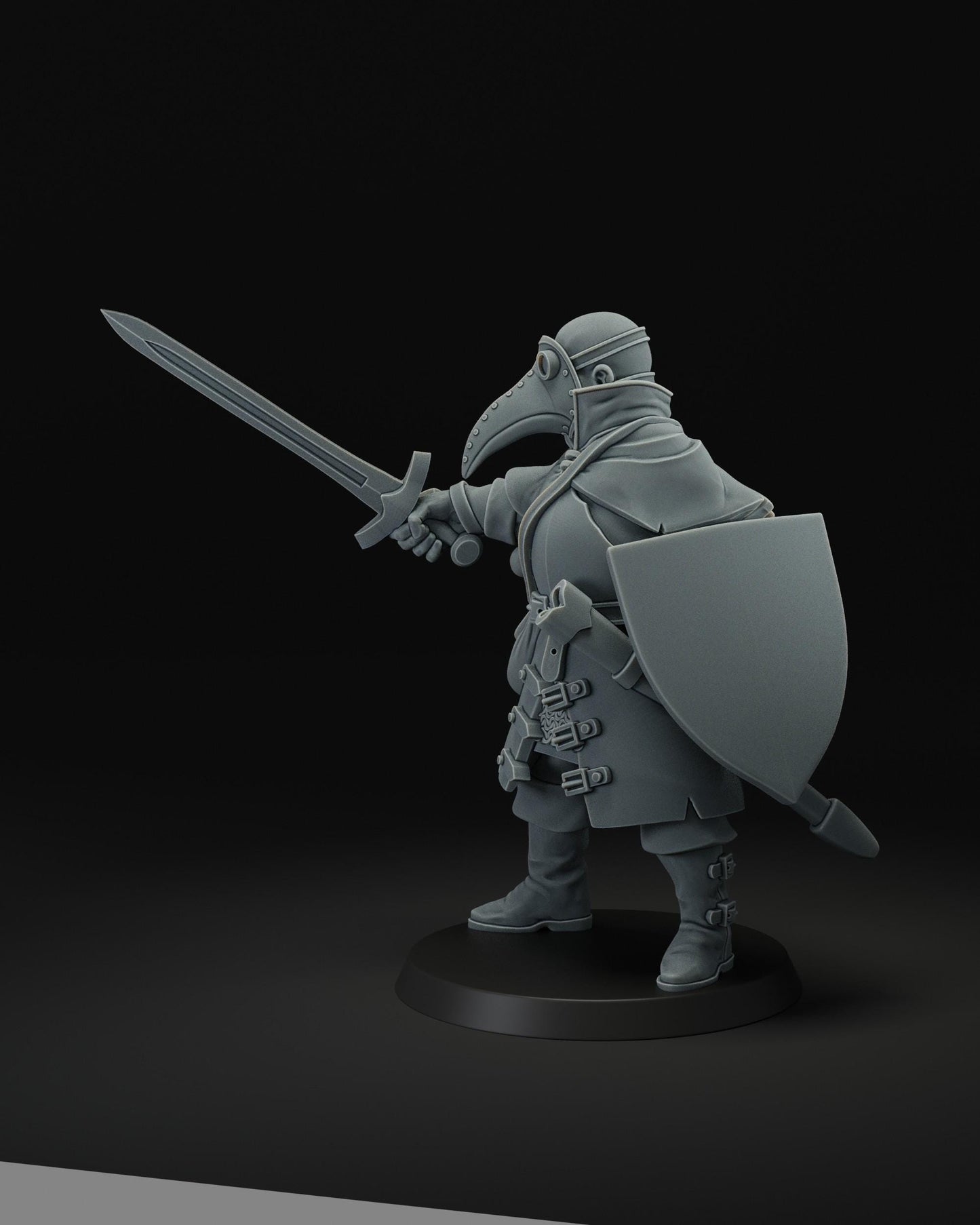 Plague doctor | JK Remo | Wargaming | Tabletop | 3D printed miniature | Trench Crusade compatible | Pilgrim