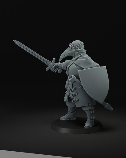 Plague doctor | JK Remo | Wargaming | Tabletop | 3D printed miniature | Trench Crusade compatible | Pilgrim