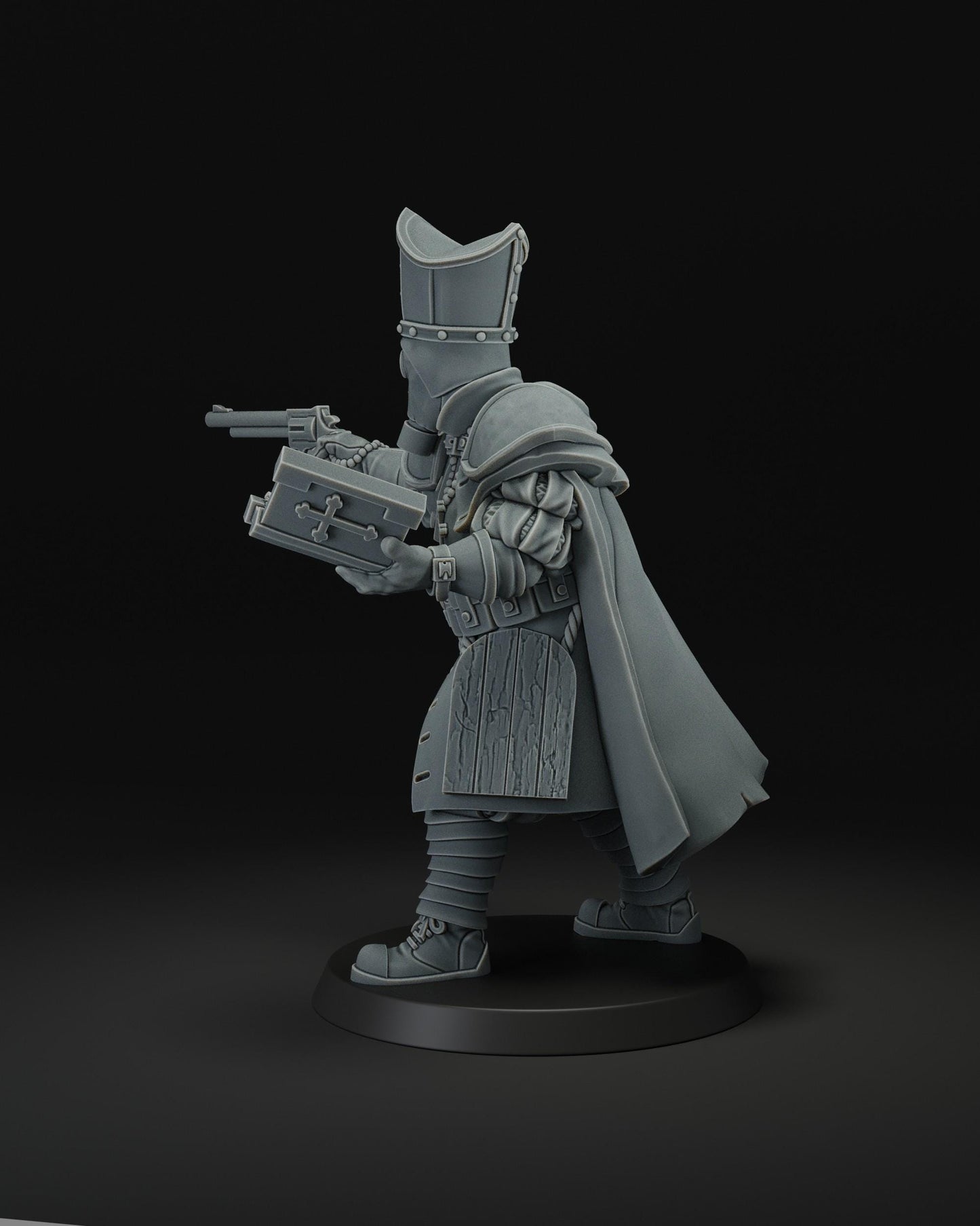 Papal Cleric | JK Remo | Wargaming | Tabletop | 3D printed miniature | Trench Crusade compatible | Pilgrim