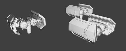 Imperial Tie Bomber Squadron (6pcs): 3D Printed Armada proxy
