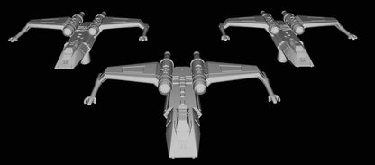 Imperial Preybird heavy fighter Squadron (6pcs): 3D Printed Armada proxy
