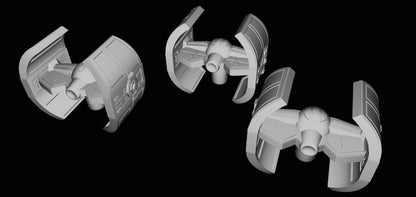 Imperial Tie Inquisitor Squadron (9pcs): 3D Printed Armada proxy