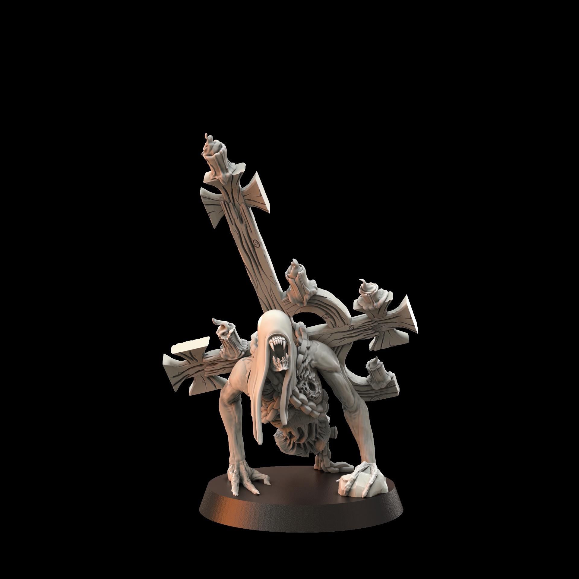 3D Printed miniature: Candle of Heresy - Slaves by Crab Miniatures - Trench Crusade compatible - Black Grail