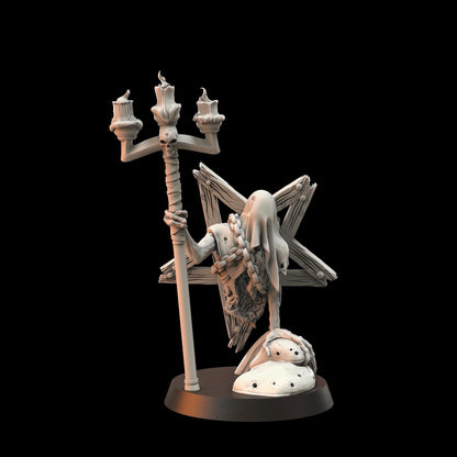 3D Printed miniature: Candle of Heresy - Slaves by Crab Miniatures - Trench Crusade compatible - Black Grail