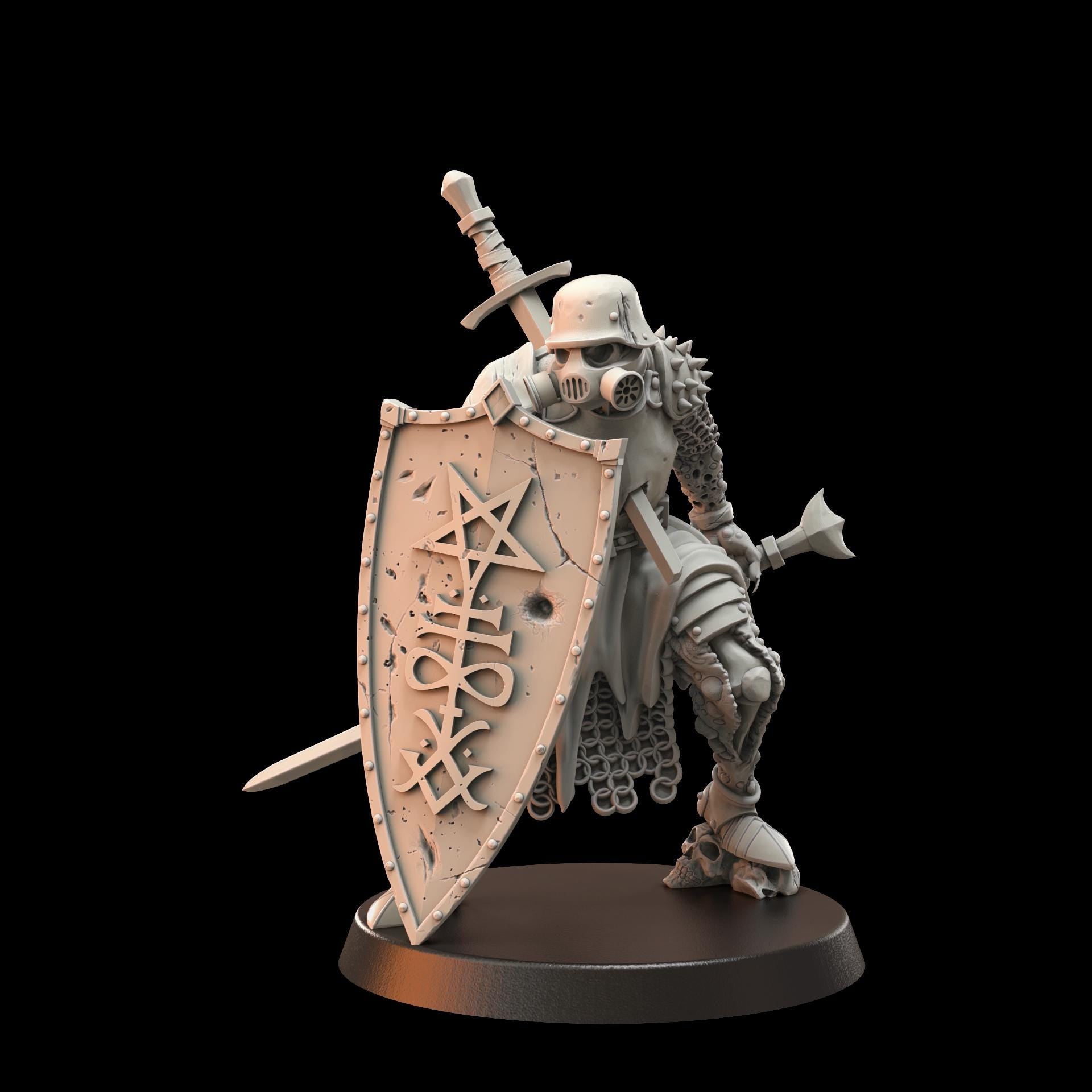 3D Printed miniature: Candle of Heresy - Wardens by Crab Miniatures - Trench Crusade compatible - Black Grail