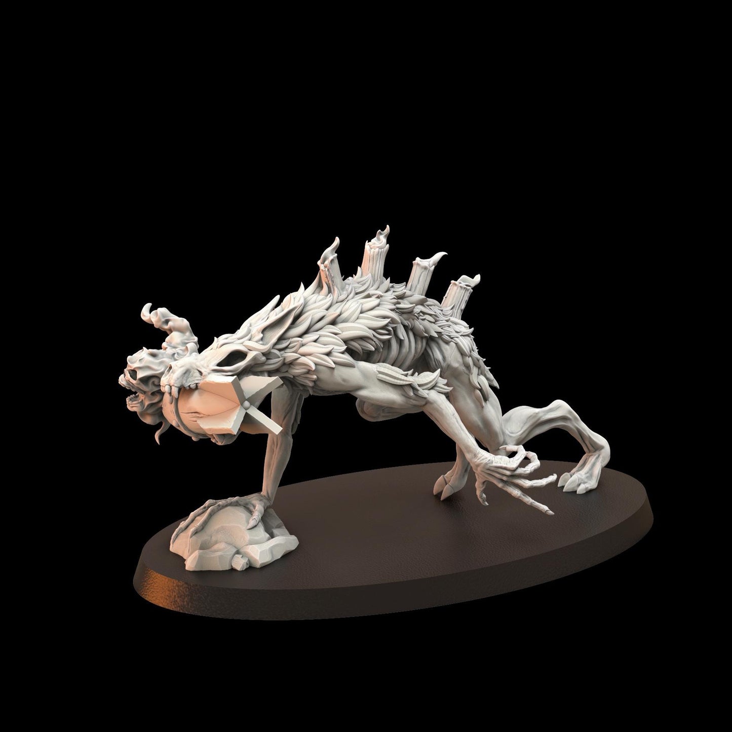 3D Printed miniature: Candle of Heresy - Wereghouls by Crab Miniatures - Trench Crusade compatible - Black Grail