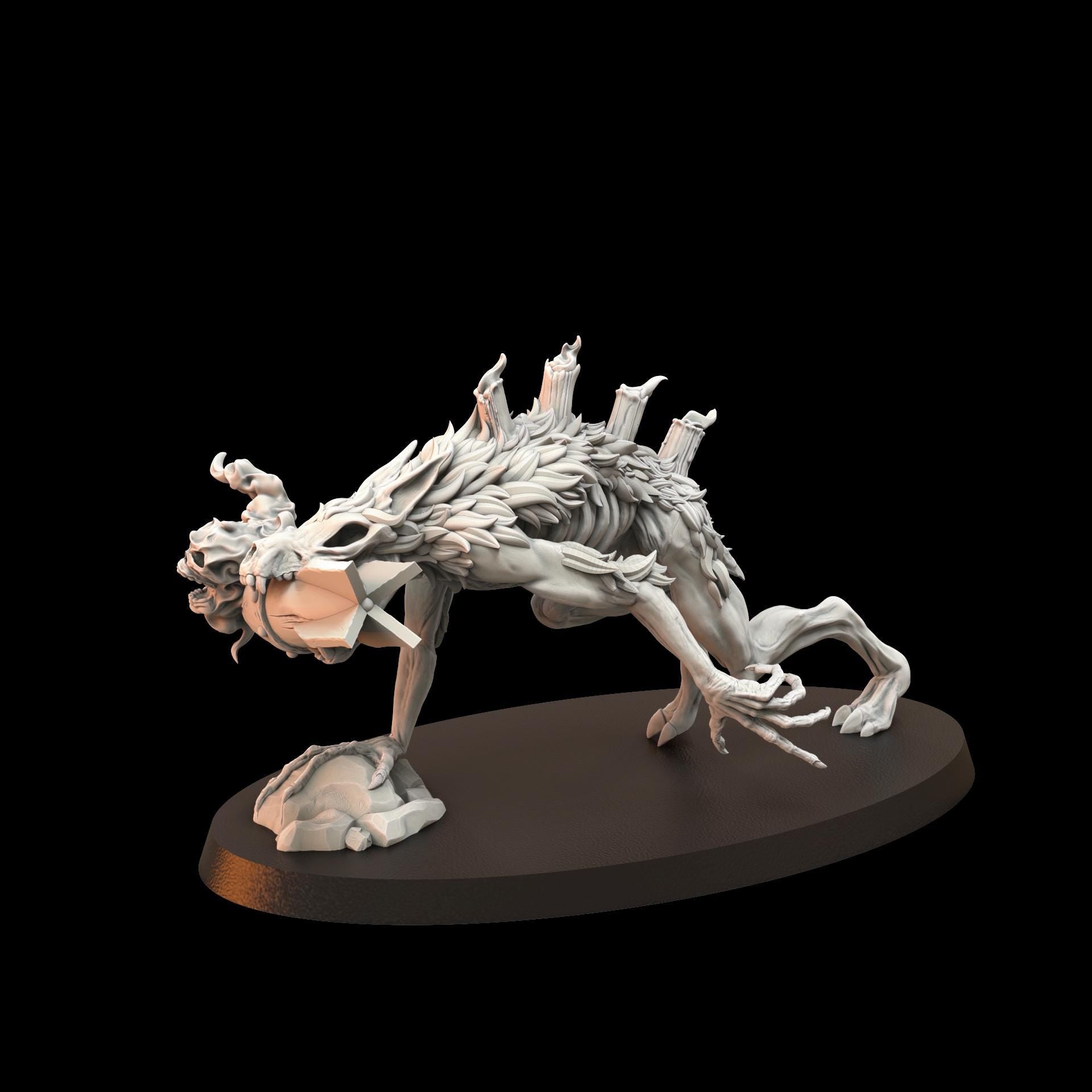 3D Printed miniature: Candle of Heresy - Wereghouls by Crab Miniatures - Trench Crusade compatible - Black Grail