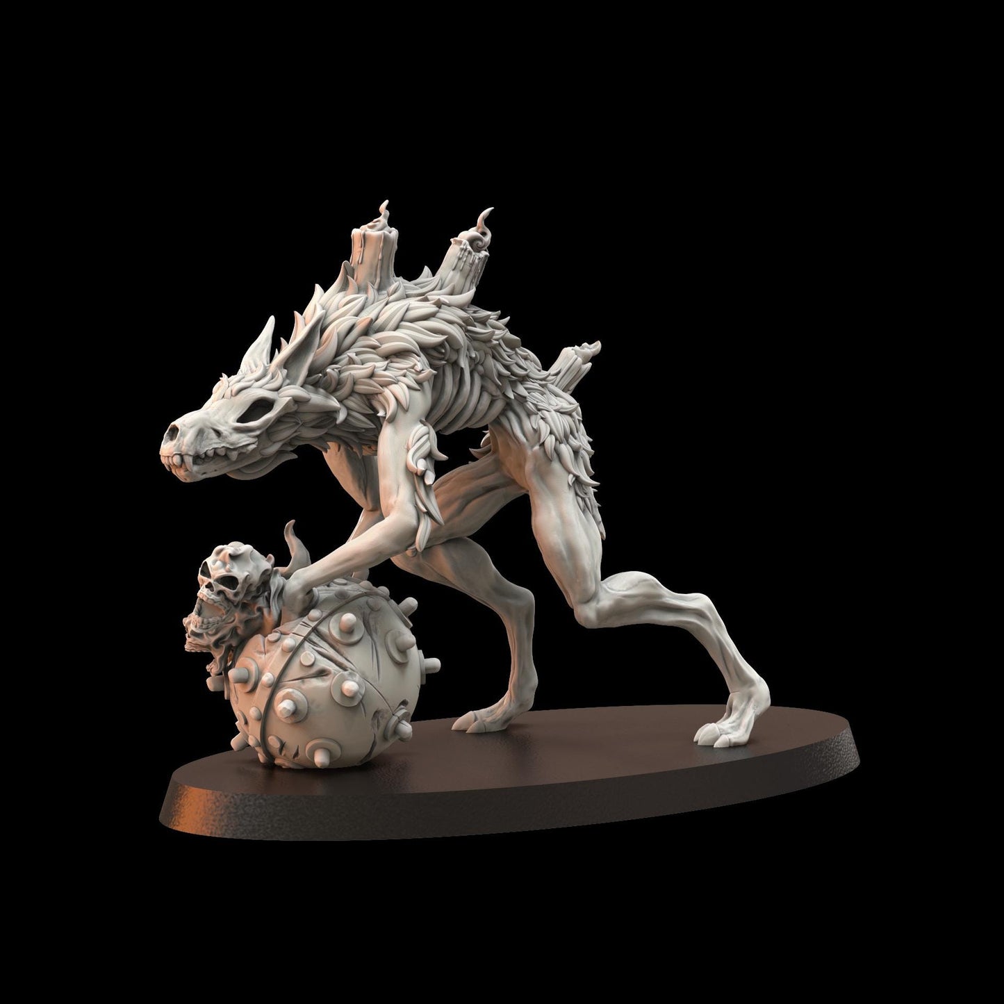 3D Printed miniature: Candle of Heresy - Wereghouls by Crab Miniatures - Trench Crusade compatible - Black Grail