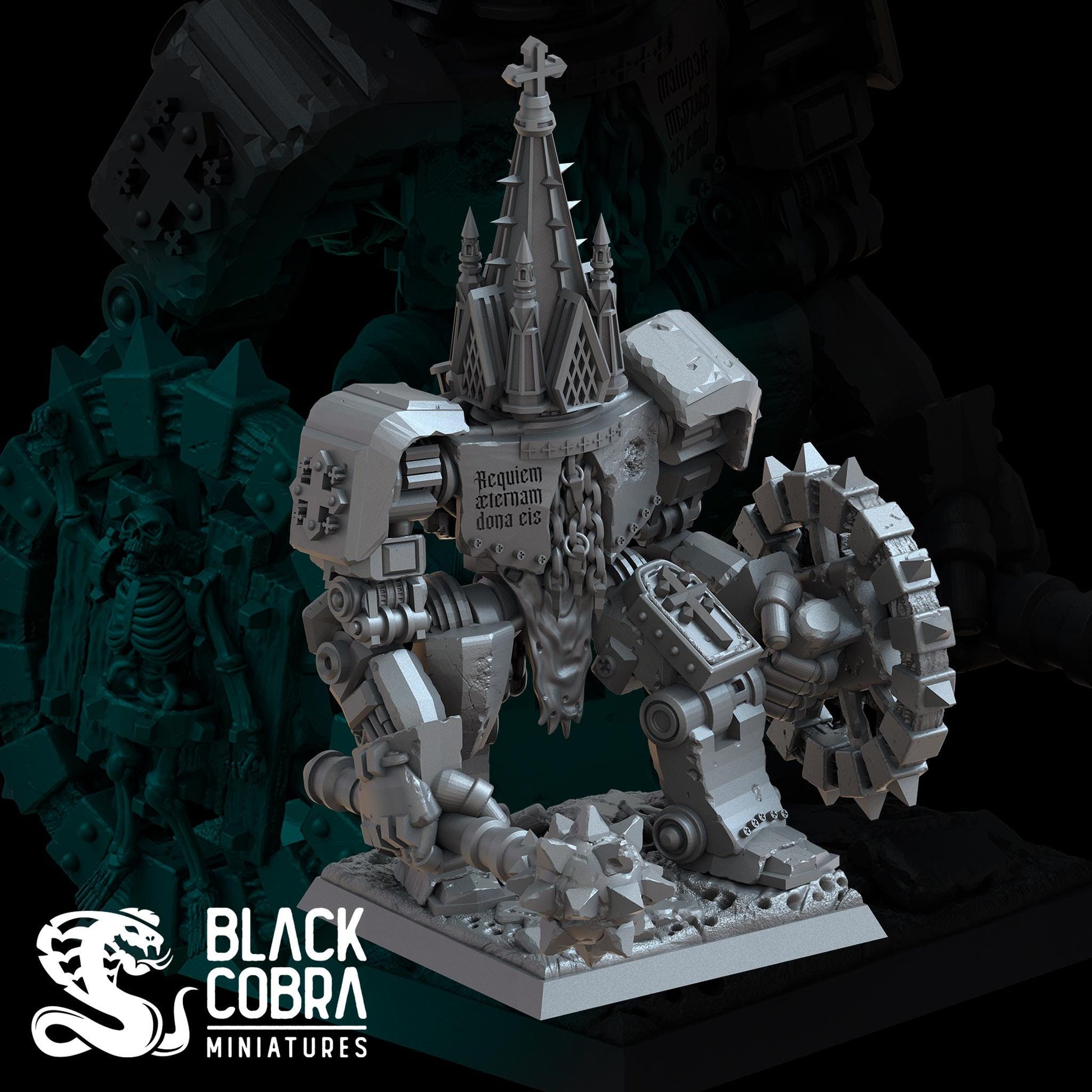 3D printed miniature: Exiles - Anchorite Shrine by BlackCobra Miniatures - Trench Crusade compatible