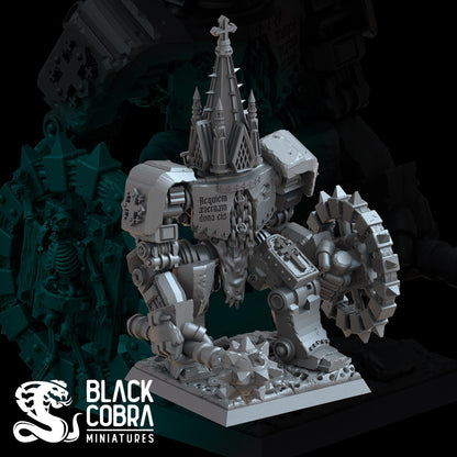 3D printed miniature: Exiles - Anchorite Shrine by BlackCobra Miniatures - Trench Crusade compatible