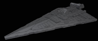 Republic Praetor-class Battlecruiser : 3D printed SW Armada proxy