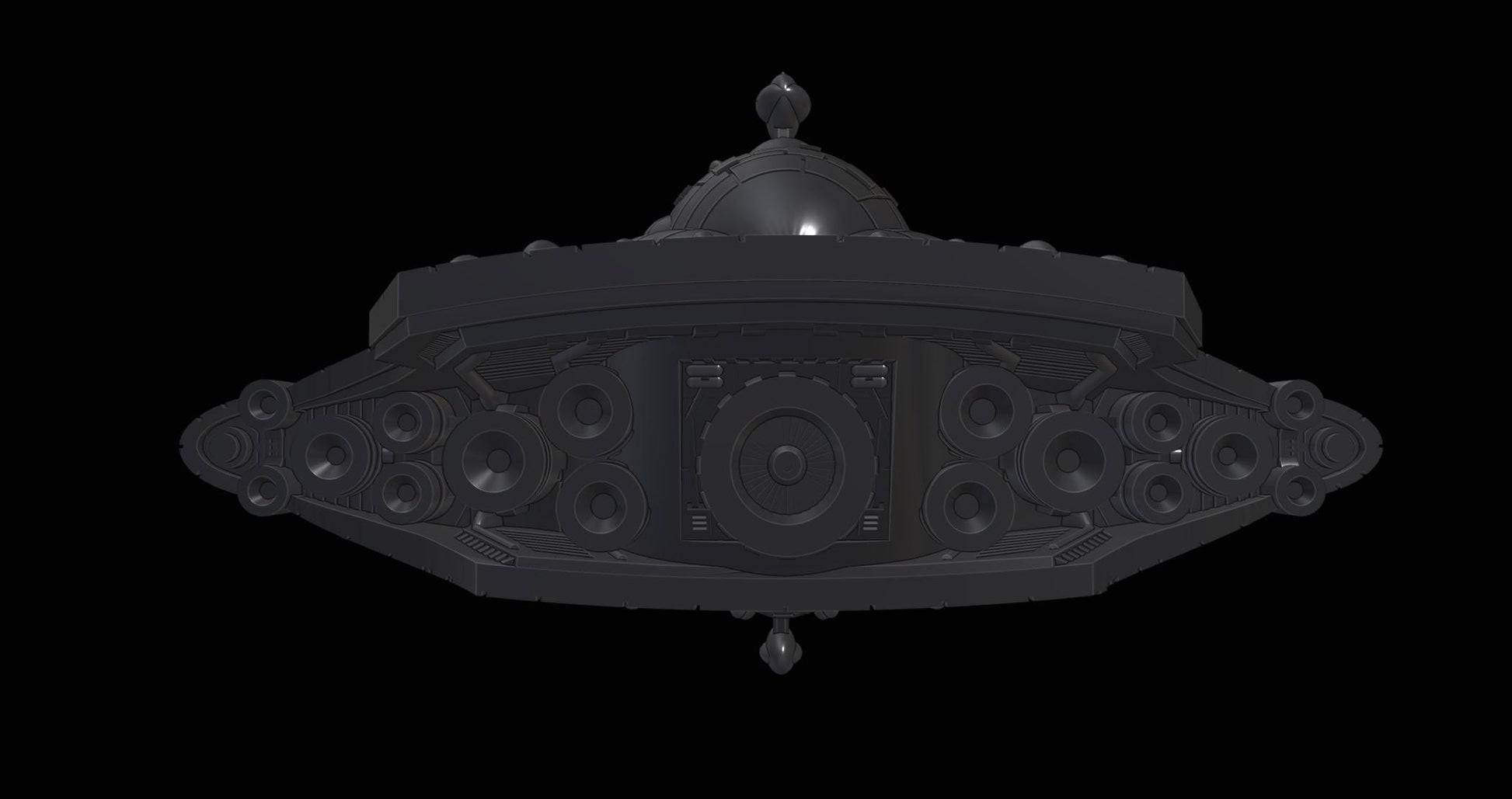 Rebel MC90-class Star Cruiser "Redma" : 3D printed SW Armada proxy