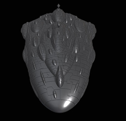 Rebel MC90-class Star Cruiser "Redma" : 3D printed SW Armada proxy