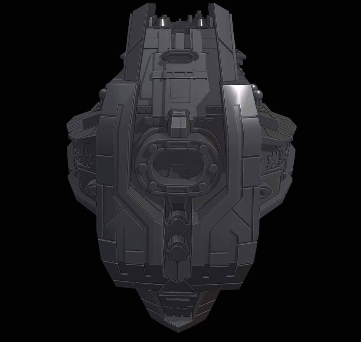 New Republic Nadiri Starhawk : 3D printed SW Armada proxy