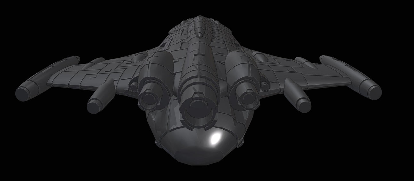 Rebel MC70 Barracuda : 3D printed SW Armada proxy