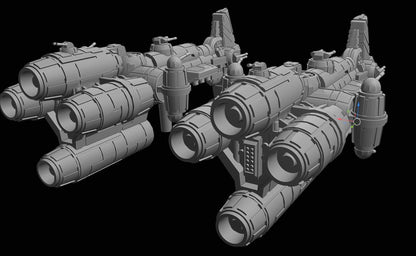 Rebel Sphyrna-Class Hammerhead Corvette : 3D printed SW Armada proxy