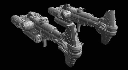 Rebel Sphyrna-Class Hammerhead Corvette : 3D printed SW Armada proxy
