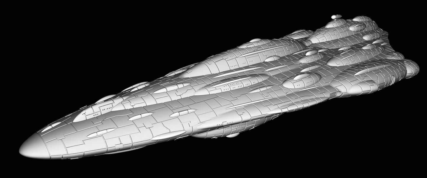 Rebel MC90-class Star Cruiser Voyager : 3D printed SW Armada proxy