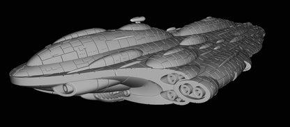 Rebel MC90-class Star Cruiser Voyager : 3D printed SW Armada proxy