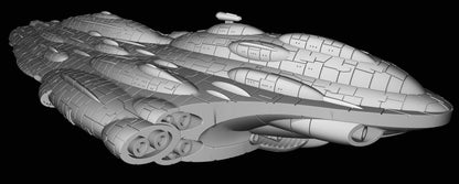 Rebel MC90-class Star Cruiser Voyager : 3D printed SW Armada proxy
