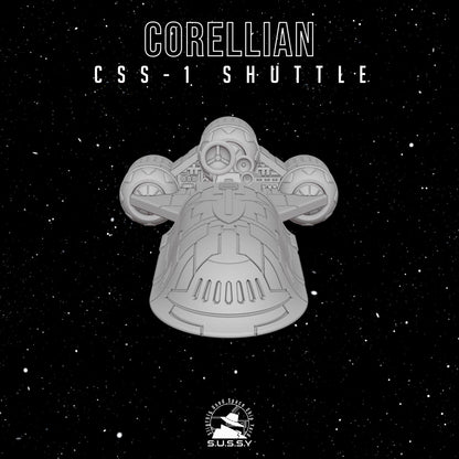 CSS-1 Corellian Star Shuttle (2 pcs) - 3D printed SW Armada proxy