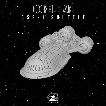 CSS-1 Corellian Star Shuttle (2 pcs) - 3D printed SW Armada proxy