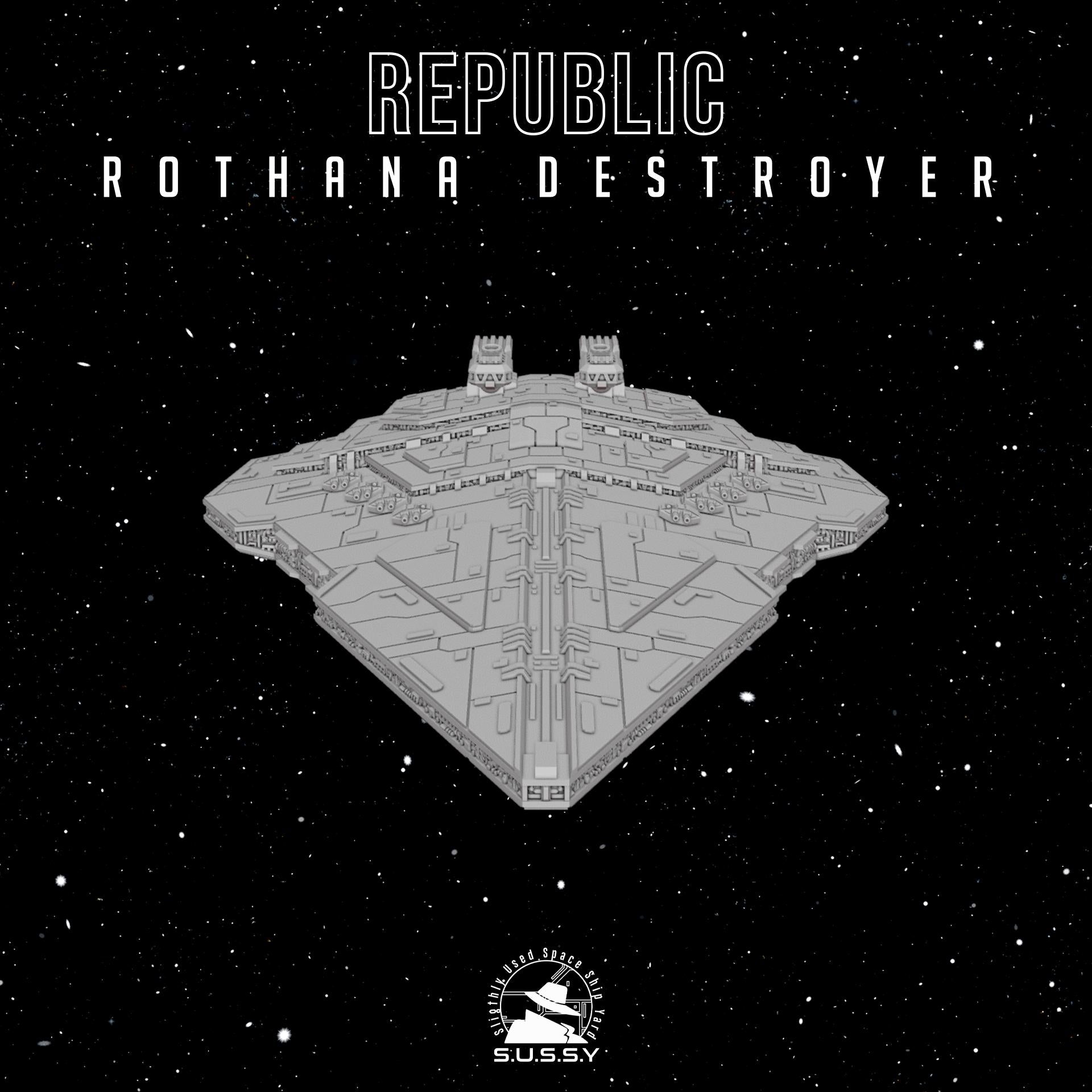 Republic Rothana Destroyer - SW Armada proxy