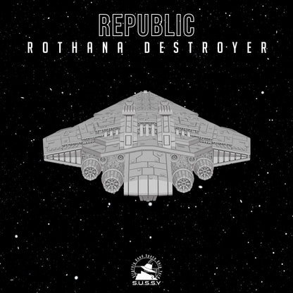 Republic Rothana Destroyer - SW Armada proxy