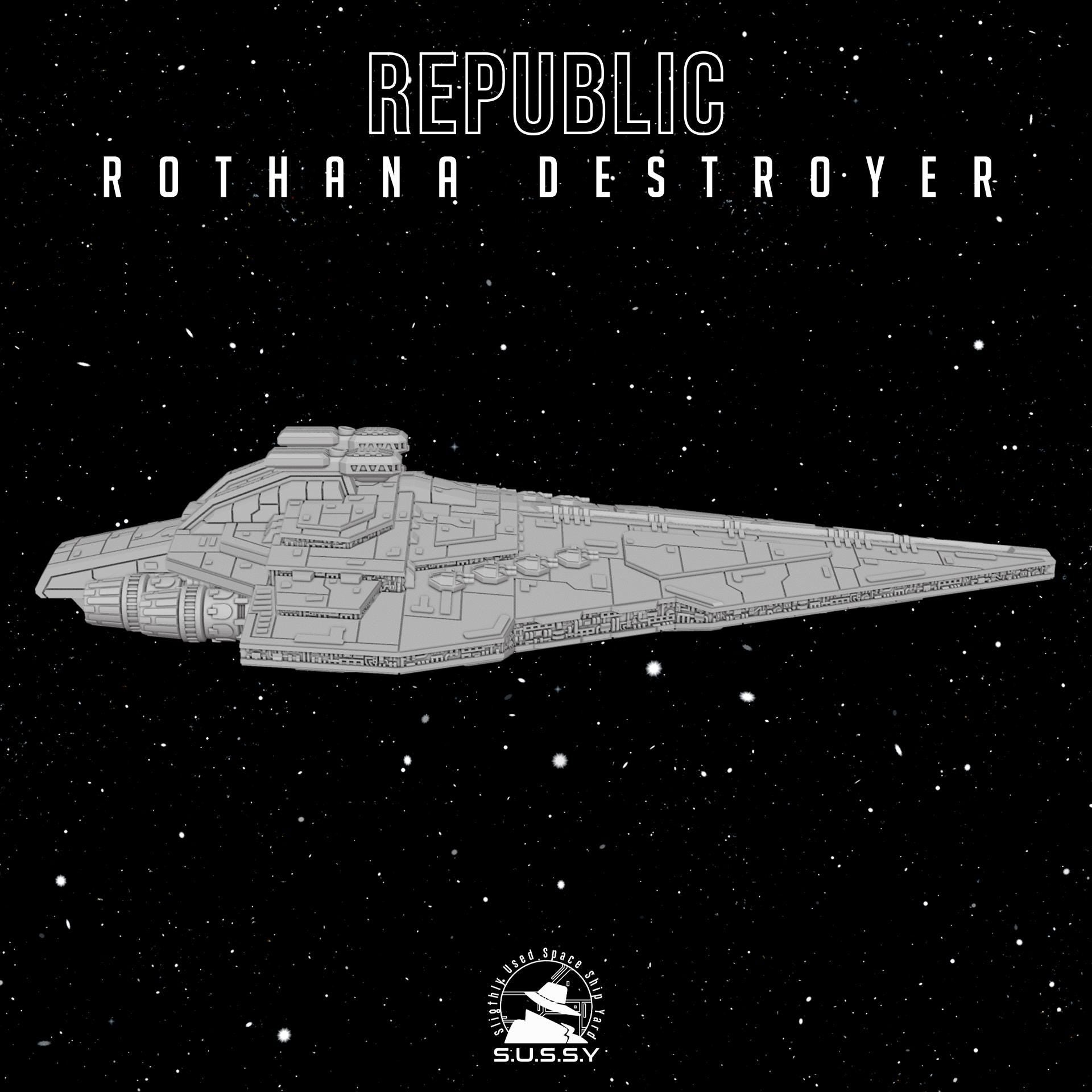 Republic Rothana Destroyer - SW Armada proxy