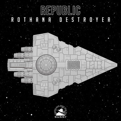 Republic Rothana Destroyer - SW Armada proxy