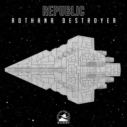 Republic Rothana Destroyer - SW Armada proxy